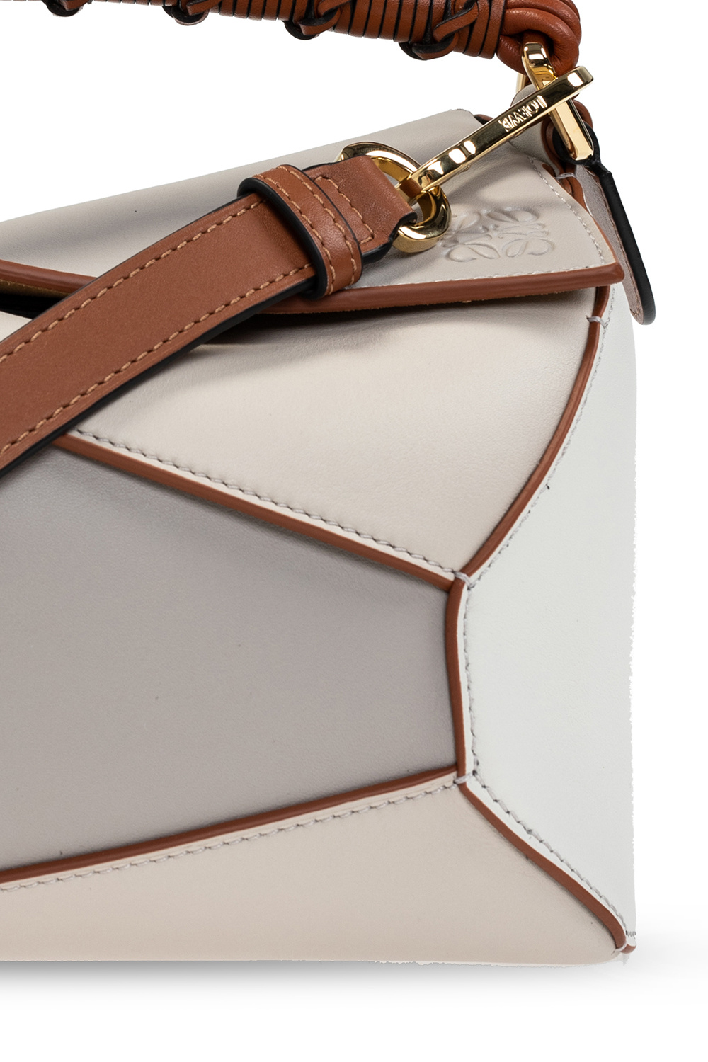 出品7/15まで★LOEWE★ Small Puzzle bag in classic calfskin White - LOEWE